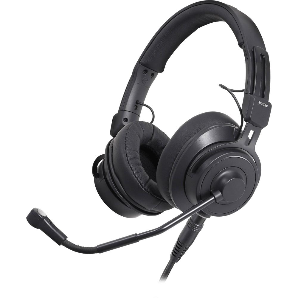 Audio-Technica BPHS2Ca Auricular Estéreo Cerrado con Micrófono Boom, Drivers Dinámicos