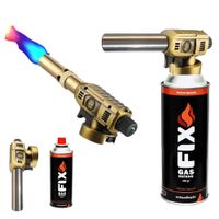 Kit Mini Soplete Flameador Profesional Cocina adaptable para Gas butano más gas