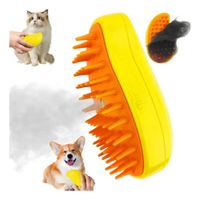 CEPILLO PEINE A VAPOR PARA GATOS Y PERROS 3 EN 1 RECARGABLE