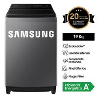 Lavadora Samsung 19Kg Ecobubble WA19CG6441BDPE Gris