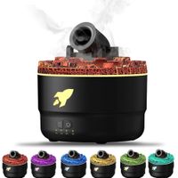 Humidificador Modelo Cañon con Luces LED Decorativo Negro  84CN09