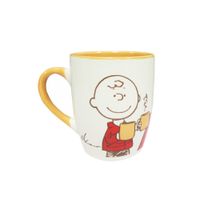 Mug Taza Cafe Ceramica Snoopy Blanca 390 ML