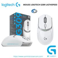 MOUSE LOGITECH G309 LIGHTSPEED WIRELESS BT 25K DPI LIGHTFORCE WHITE