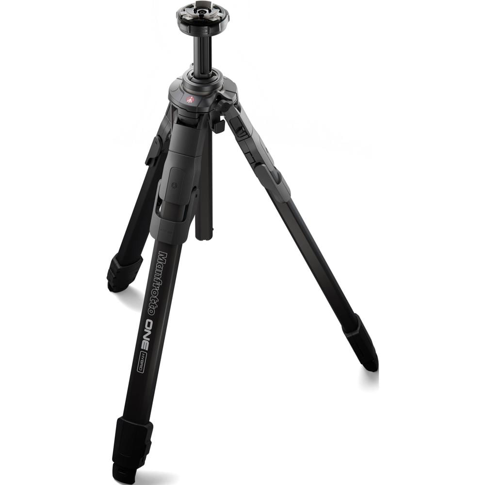 Manfrotto Trípode Híbrido de Aluminio ONE - Capacidad de Carga 33.1 lb, Altura de Trabaj