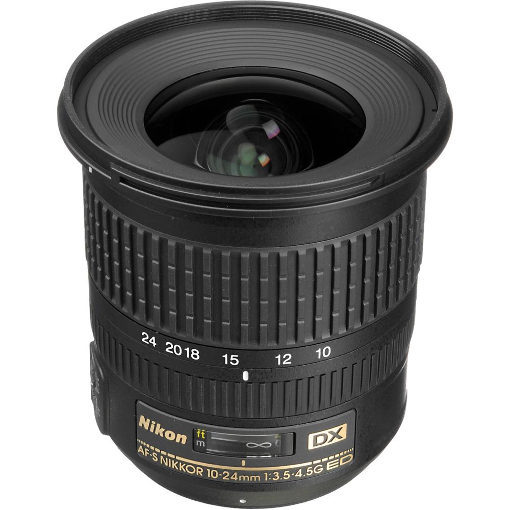 Nikon AF-S DX NIKKOR 10-24mm f/3.5-4.5G ED - Lente gran angular con motor de enfoque silen
