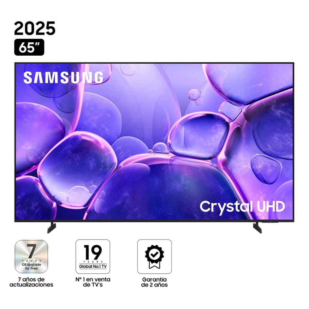 Televisor Samsung 65 pulg Crystal 4K 65U8000F 2025