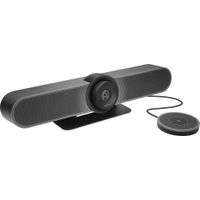 Logitech MeetUp 4K ConferenceCam con Micrófono de Expansión - Captura de Video UHD 4K, 1