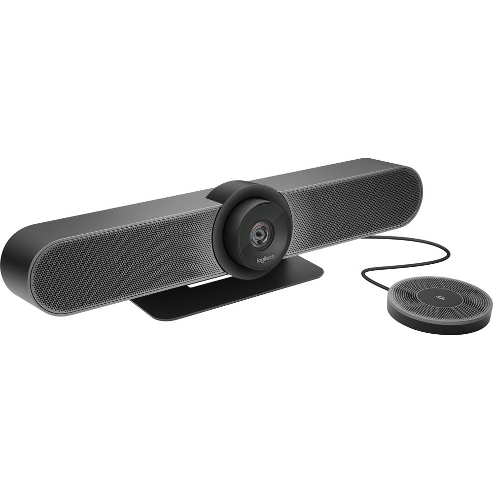 Logitech MeetUp 4K ConferenceCam con Micrófono de Expansión - Captura de Video UHD 4K, 1