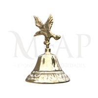 Campana de mesa águila en bronce fundido 10 cm