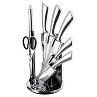 Set de Cuchillos con Base Giratoria de 8 piezas Bass 523BS01