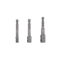 Juego de 3 adaptadores para dados de 1 4pulg 3 8pulg y 1 2pulg - 10752