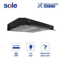 Campana Extractora Sole NYX TURE96CO 60 cm Diseno Compacto