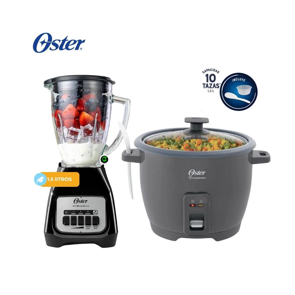 Combo Licuadora 1.5 Litros - Olla Arrocera 10 Tazas CKSTRCB10DFSKE