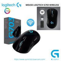 MOUSE LOGITECH G703 LIGTHSPEED WIRELESS BLACK