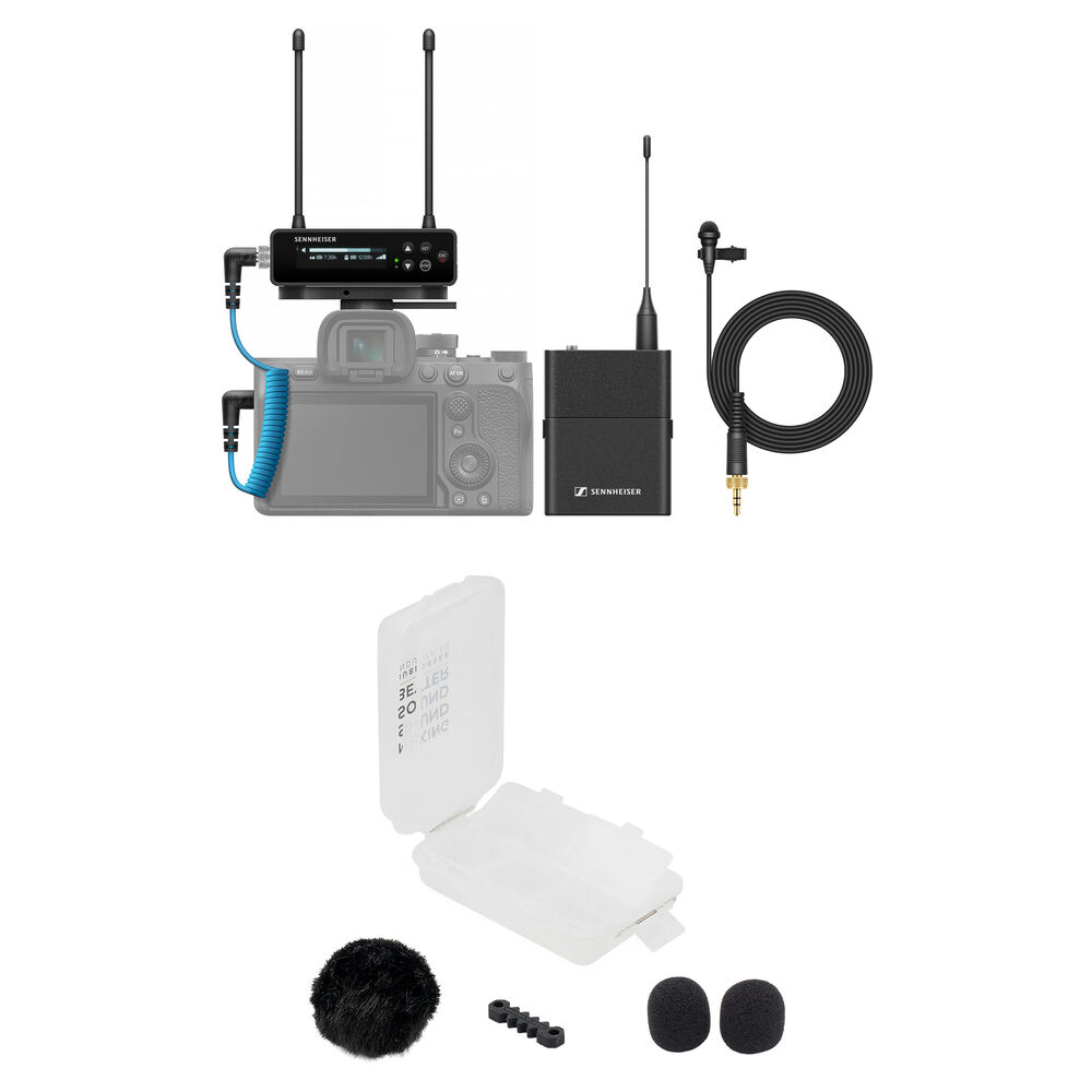 Sennheiser EW-DP ME 2 SET Mic Sistema Inalámbrico Digital Lavalier Omnidireccional con Ki