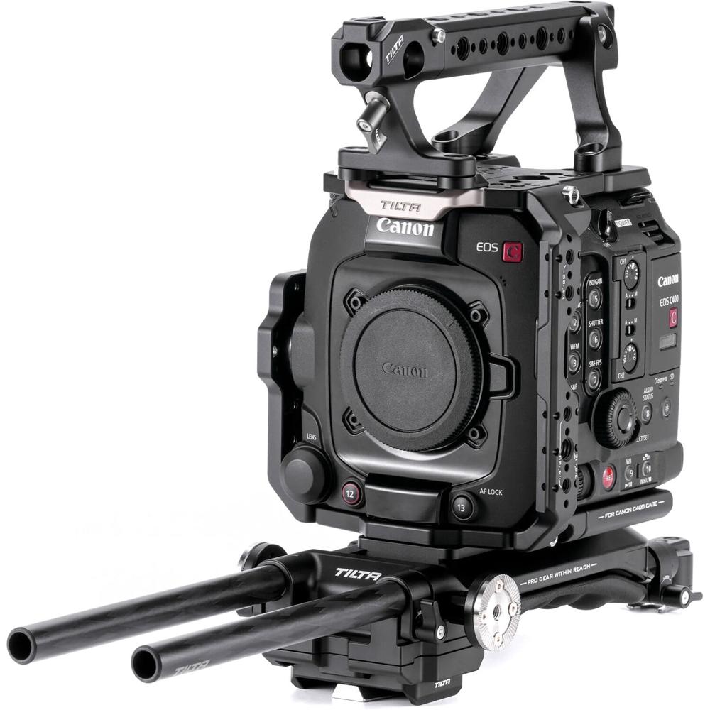 Tilta Cage Modular para Canon C400 - Kit Avanzado con Placas Laterales, Manfrotto y Acceso