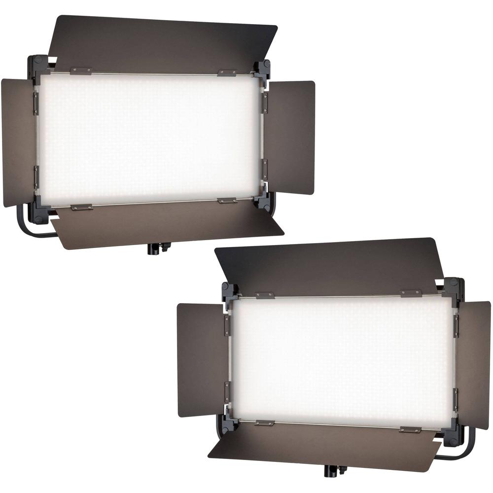 Genaray Kit de Iluminación LED Bi-Color 120W Twin (2 Paneles) - Control DMX, 2700 a 6500K