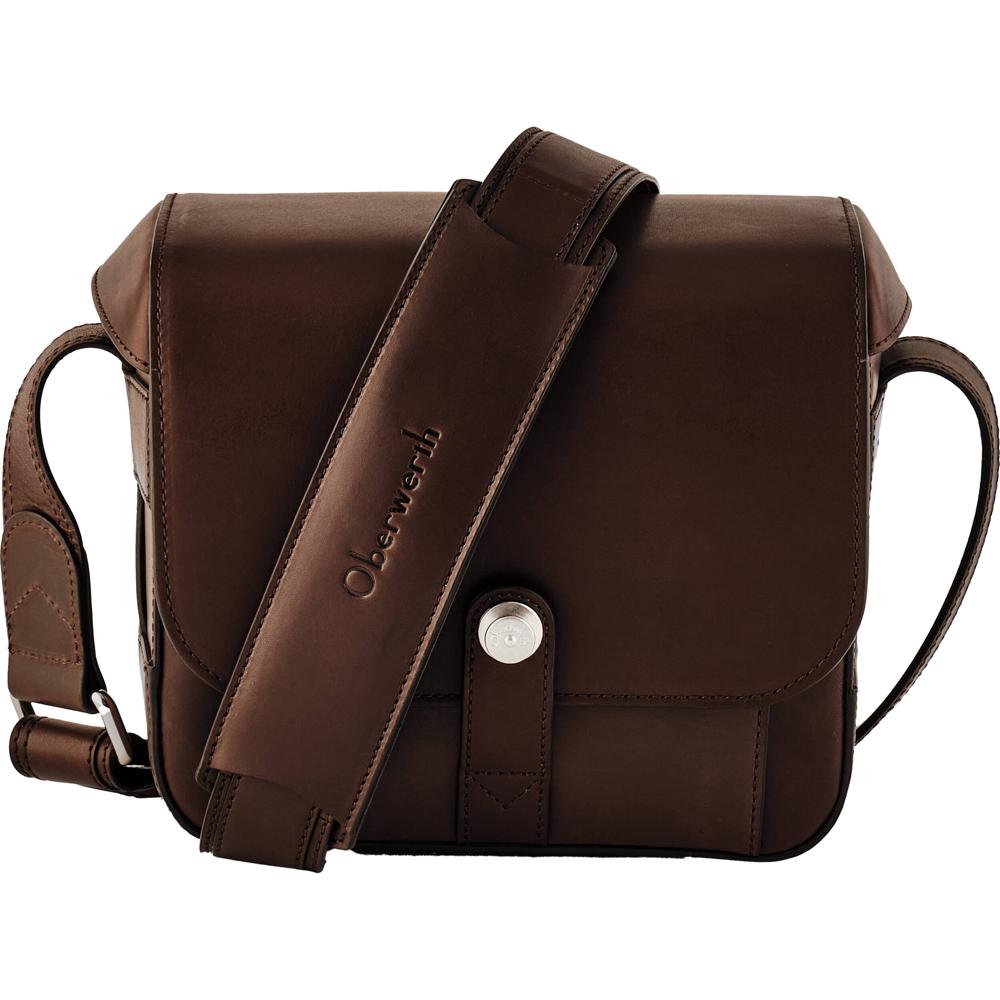 Oberwerth Signature Bag M - Bolso de Cuero Vegano para Cámara Sin Espejo - Color Marrón