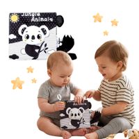 Lindo Libro Sensorial de Tela Koala para Bebés