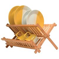 Escurridor Organizador para Platos 2 Niveles con Bambú Tessa  514MD01