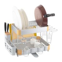 Escurridor de Platos 2 Niveles de Aluminio Benico  522AL01