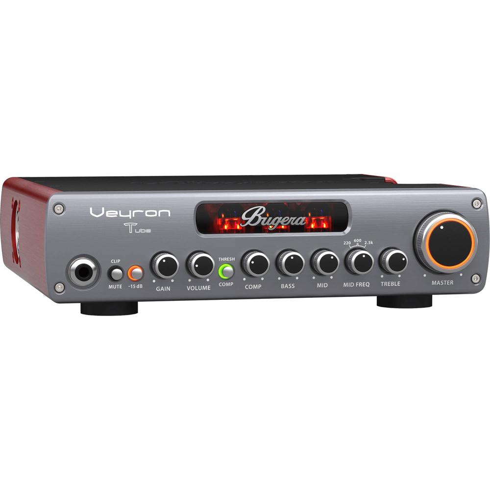 Bugera Amplificador de Bajo VEYRON TUBE BV1001T 2000W, 3 x 12AX7, Compresor Óptico, EQ de