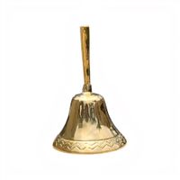 Campana de mesa en bronce fundido 13 cm - Cantos de aurora