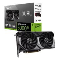 Tarjeta de video ASUS Dual GeForce RTX 5060 Ti OC Edition 16GB EVO