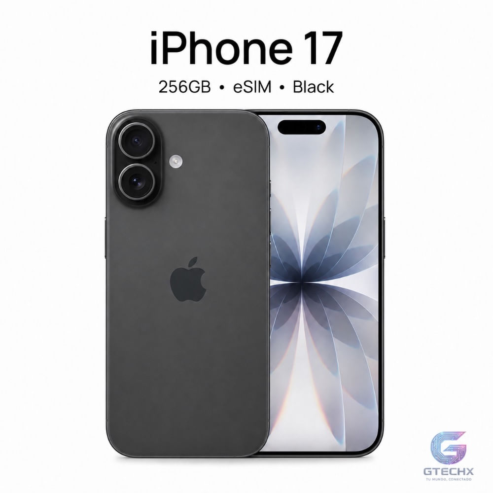 Celular Apple iPhone 17 256GB eSIM 120Hz Black