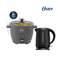 Combo Oster Olla Arrocera CKSTRCB10DFSKE 10 Tazas - Hervidor 1.7 Litros