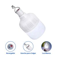 Foco LED Portátil Recargable para Emergencia y Hogar