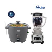 Combo Oster Olla Arrocera DiamondForce 1.8 Litros - Licuadora 1.5 Litros