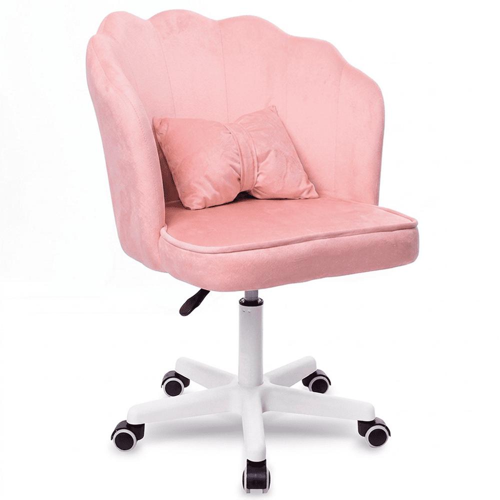 Silla Giratoria de Escritorio Oficina Tocador Q1 Rosada Buckingham - DYH390014