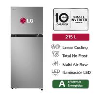 REFRIGERADORA LG 215LT COLOR PLATEADO MOD VT22BPY