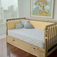 PROTECTORES LATERALES PARACHOQUES TALLA MONTESSORI 1.5 PLAZAS  DISEÑO AMARILLO
