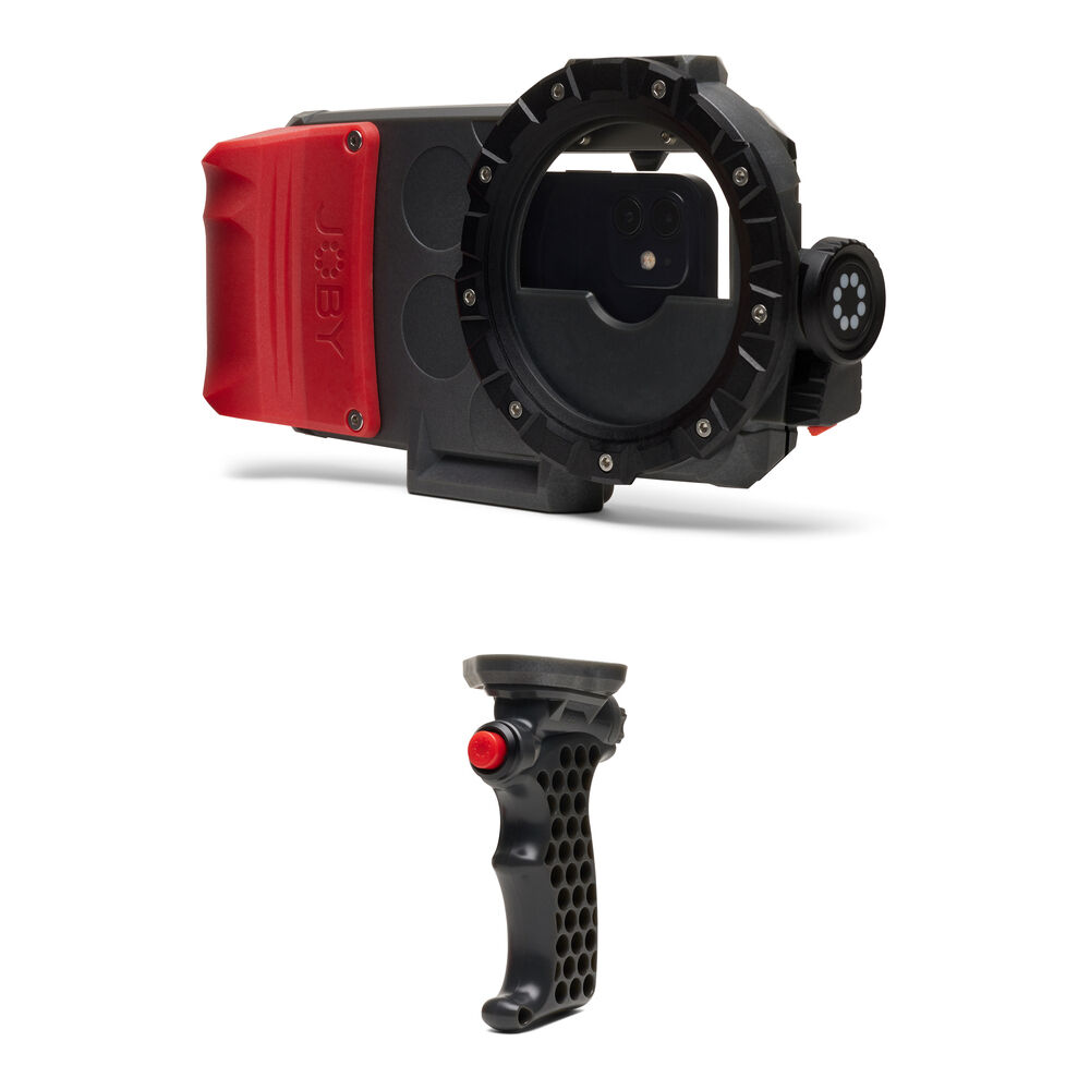 JOBY SeaPal Funda Impermeable y Agarre para Smartphones - Compatible con iPhone 12/13/14/1