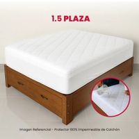 Protector de Colchón 100% impermeable - 1.5 Plaza
