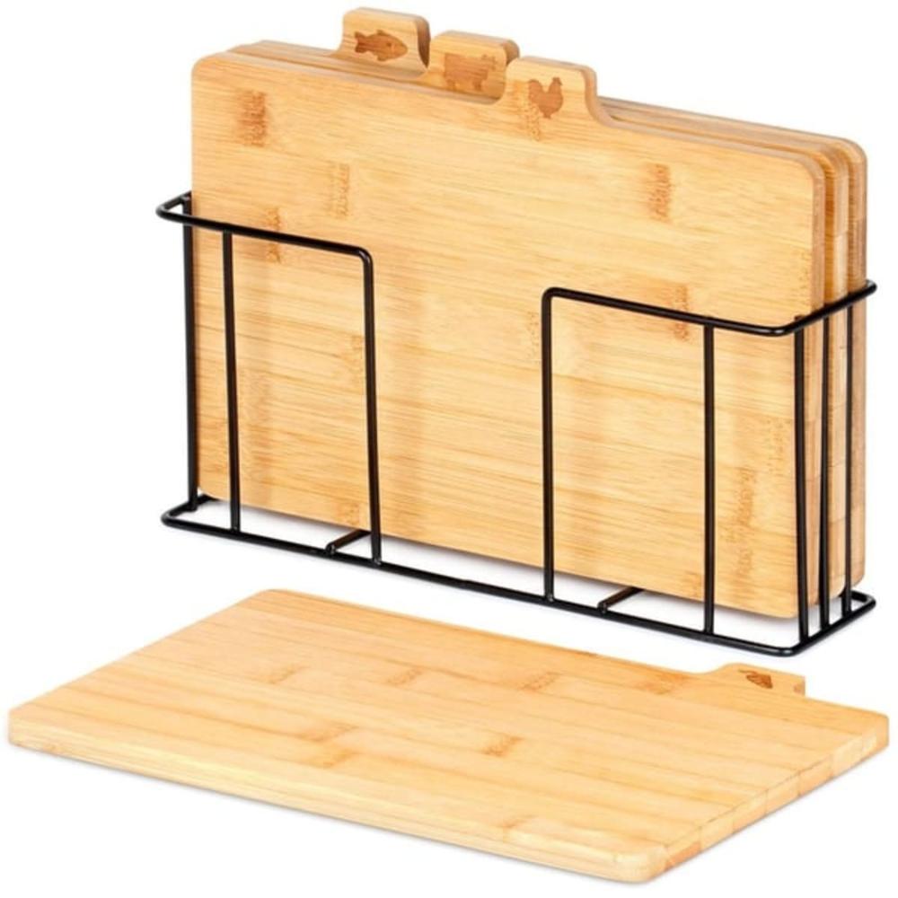 Set de 4 Tablas de Picar Bambú  5480001