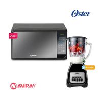 Combo Microondas HMM-20N 20 Litros - Licuadora Oster 1.5 Litros