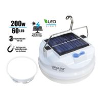 Lámpara Portátil Recargable con Panel Solar 200W OP-FD200W