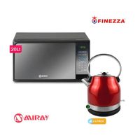 Combo Horno Microondas 20 Litros - Hervidor Finezza 2 Litros CK-670HT
