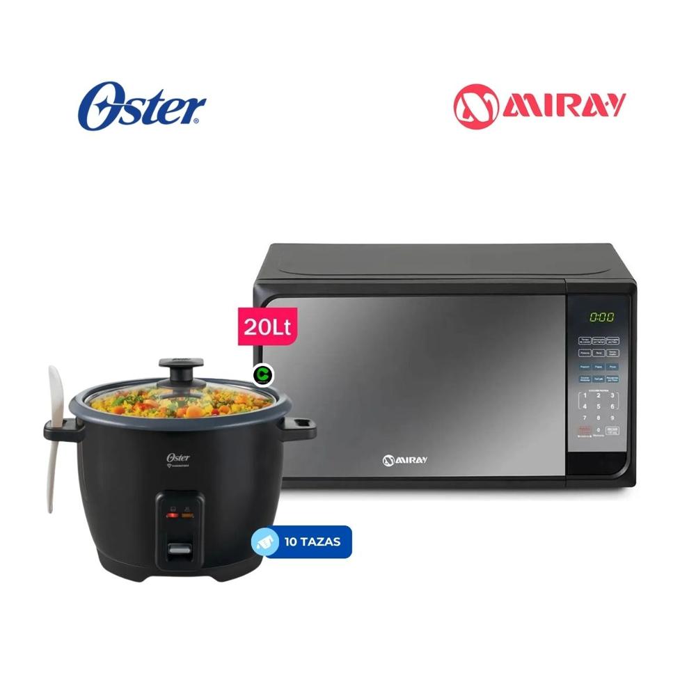 Combo Olla Arrocera 10 Tazas - Microondas HMM-20N