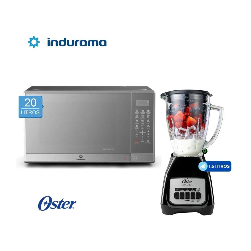 Combo Microondas Indurama 20 Litros - Licuadora  1.5L