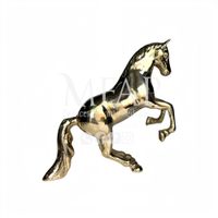 Caballo de bronce fundido 12 cm - Relincho de oro
