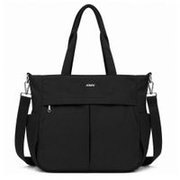 Bolso para Mujer Impermeable con Gran Capacidad y Correa Ajustable Negro CT2