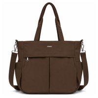 Bolso para Mujer Impermeable con Gran Capacidad y Correa Ajustable Marrón CT2