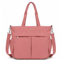 Bolso para Mujer Impermeable con Gran Capacidad y Correa Ajustable Rosado CT2