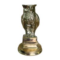 Búho de bronce fundido 16 cm - Sabio