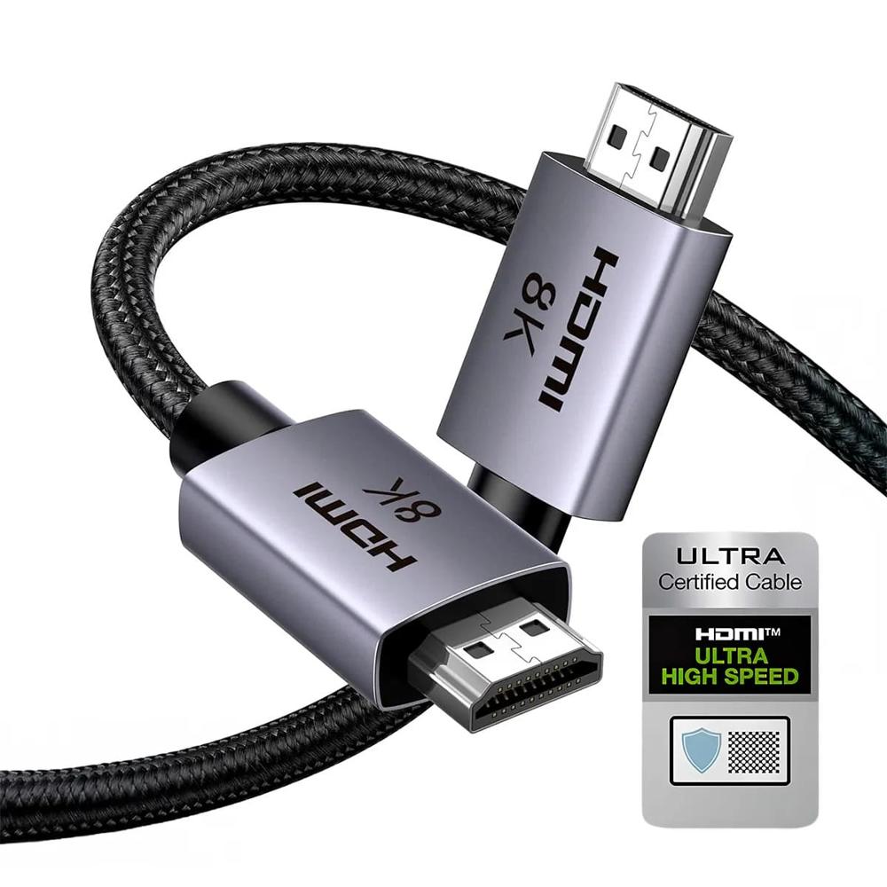 Cable HDMI 2.1 Ugreen HD171 8K 60Hz Certificado 48Gbps 4K 240Hz 2M