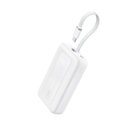 Power Bank Anker 20 000mAh 30W con Cable USB-C Integrado Blanco